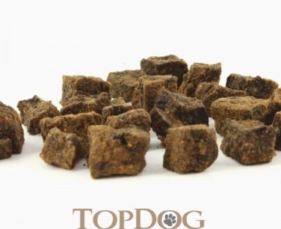 Carne essiccata di Manzo a cubetti per cani 150gr