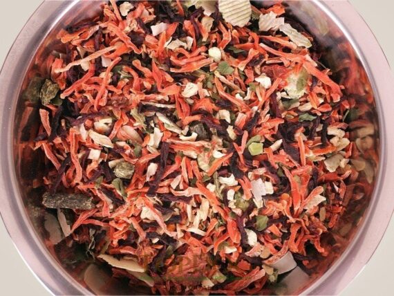 Mix Verdure disidratate per cani BARF dell'orto 500gr - immagine 2