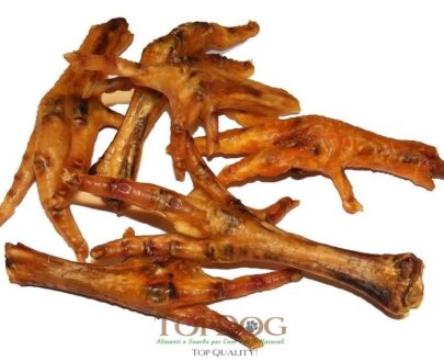 Zampe di pollo essiccate per cani