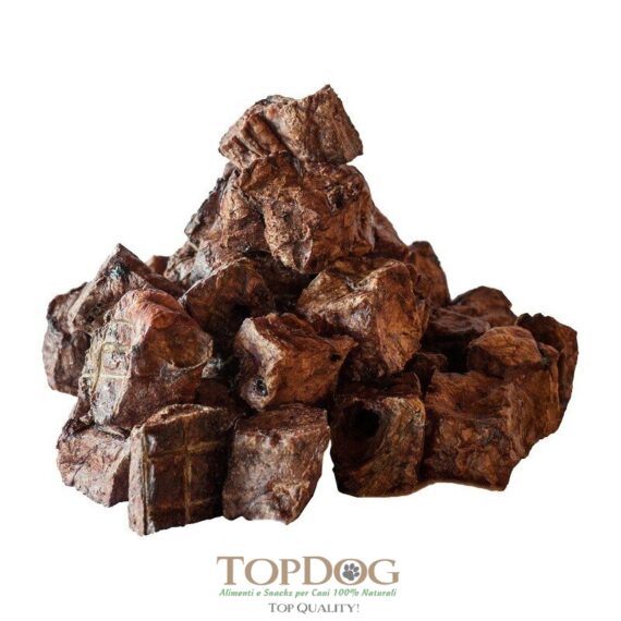 Polmone di bovino essiccato per cani 100gr