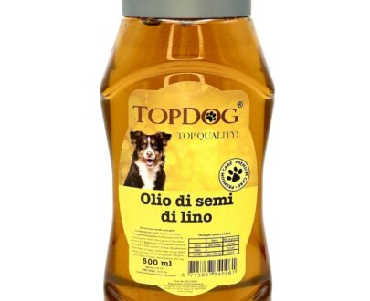 Olio di lino per cani 500ml