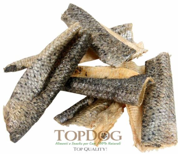Pelle di Salmone essiccata per cani