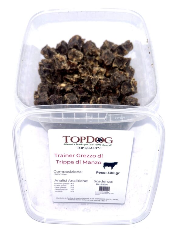 Trippa verde essiccata manzo cubetti 300gr