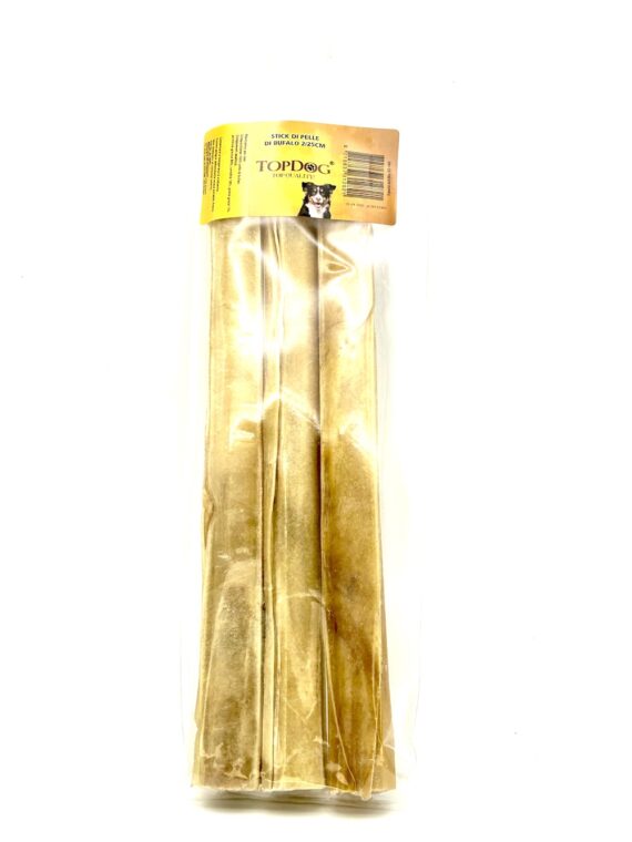 stick di pelle di bufalo per cani